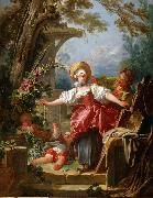 Jean Honore Fragonard Blind Man's Buff (mk08) oil